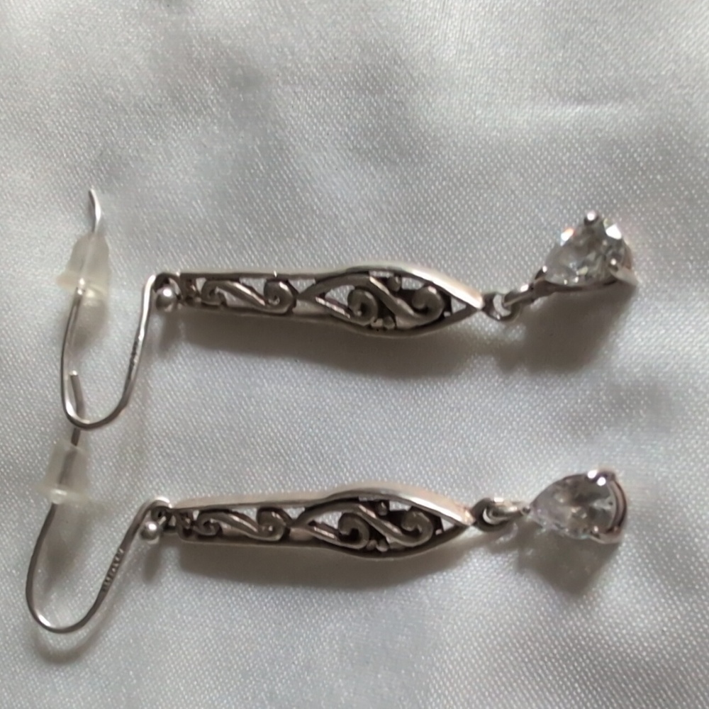Silpada Silver Teardrop Earrings